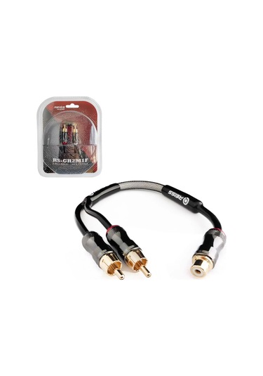 Reıss Audıo Rs-gr2m1f Anfi Y Kablo Bakır 2 Erkek 1 Dişi Örgülü 30cm