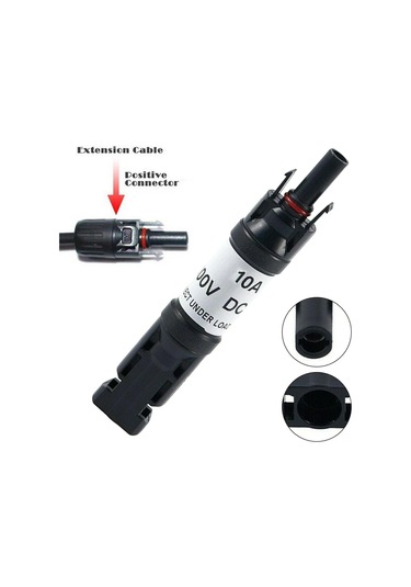 Dianziye 3 Adet 10a Solar Panel Sigorta Bağlantısı, Mc4 Uyumlu, Ip67 Koruma, Bakır Kaplı, Güneş Panelleri İçin Akım Engelleme Bağlayıcı