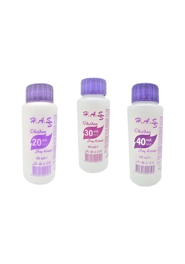 H.A.S Oksidan Peroksit 20 - 30 - 40 Volüm 60 Ml. (1 Adet)