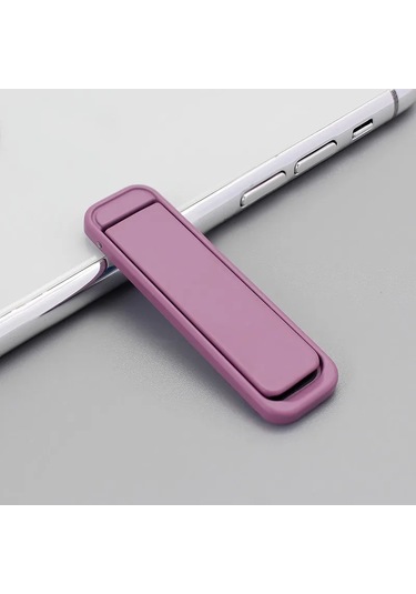 Goldenqian Cep Telefonu Kickstand Evrensel Dikey Yatay Standı Ayarlanabilir Mini Katlanır Masa Dağı Tutucu İphone Samsung Purple Purple