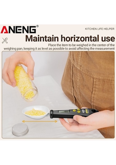 Yulong Lemestar Aneng Htc-6 Mutfak Ölçüm Kaşığı - Hassas Tartı
