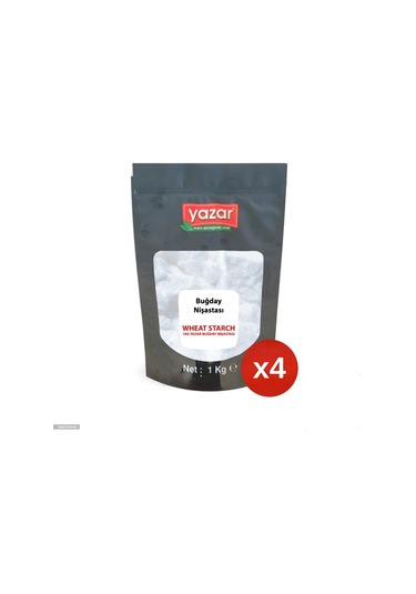 1 Kg X 4 Paket Yazar Buğday Nişastası