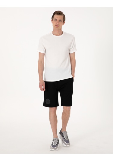 Pierre Cardin Erkek Siyah Şort Örme 50302593-vr046 Siyah