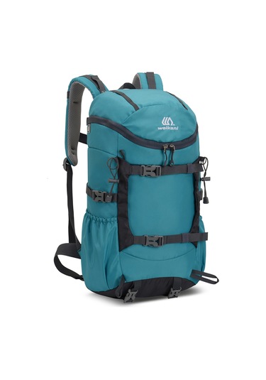 Jeehugo Güncel Mavi 30l Oxford Kumaş Dağcı Çantası - Çok Fonksiyonlu Outdoor Spor Sirt Çantası Mavi