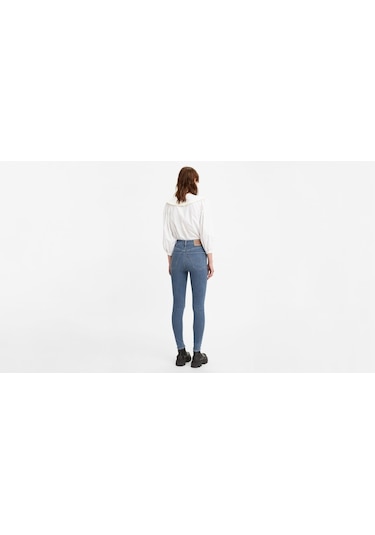 Mile High Super Skinny Kadın Jean Pantolon - Quebec Drawn Mavi