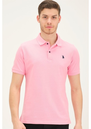 T8561 Dewberry Erkek Tshırt-pembe Pembe