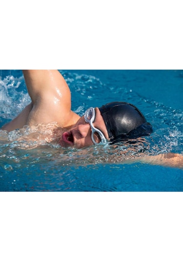 Nabaiji Yüzücü Gözlüğü Gri Ayarlanabilir Buğu Yapmaz Beyaz