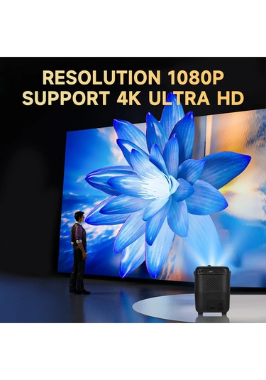 Oyun Canavarı Projeksiyon 1080p 4k Ultra Hd 5g Hz Wifi 5000:1 Kontrast 3gb Ram 2 Kol