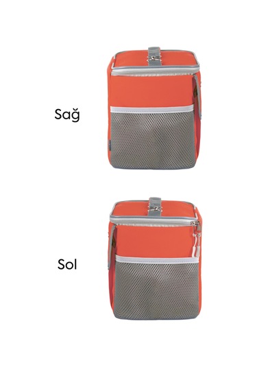 Best Çanta Pro+ 10 Litre Termos Piknik Çantası Yalıtımlı Termal Soğutucu Buzluk Çanta Turuncu