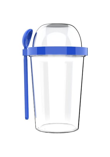 Zweikell Capsule Bpa Içermez Atıştırmalık Kabı Lacivert 550 ML