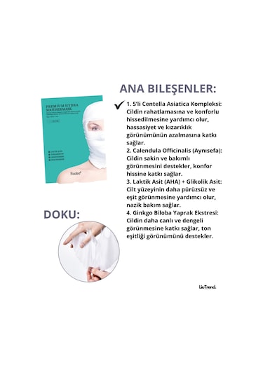Sudee Premium Hydra Soother Mask 30 Ml Yorgun Ciltler İçin Rahatlatıcı Maske