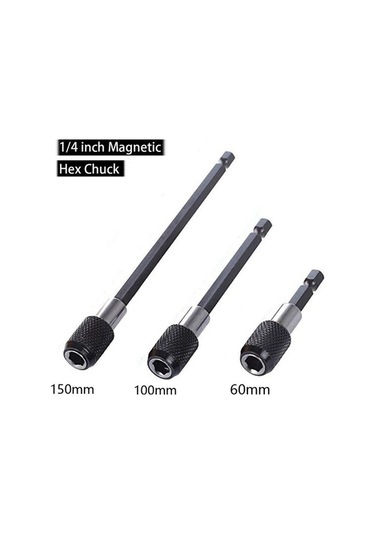 Tongxida 105 Dönüşlü Tornavida Seti - 7 Parça, Manyetik Kilitli, Adaptörlü