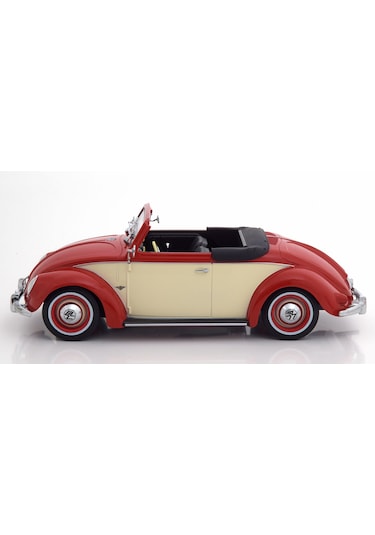 Kk Scale 1:18 Vw 1200 Hebmüller Cabrio 1949 Rot/creme Limited Edi