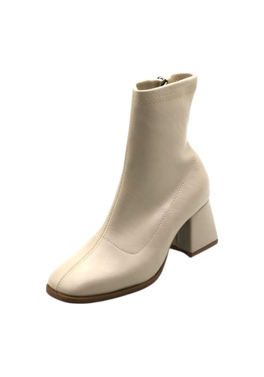 2001 De Scario Kadın Deri Bot Bej