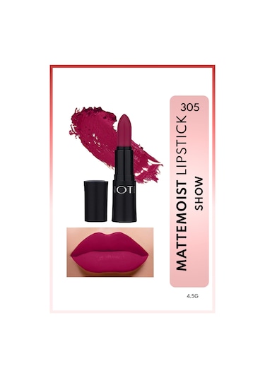 Note Cosmetique Mattemoist Lipstick Mat Bitişli Ruj 305 Show - Pembe