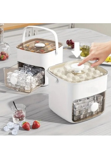 Zhltools Buz Kalıp Ve Saklama Kutusu Beyaz