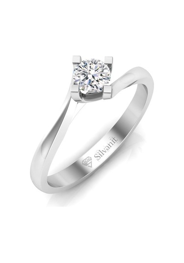 0,30 Karat F Renk Uluslararası Sertifikalı Pırlanta Tektaş Yüzük (464657500)