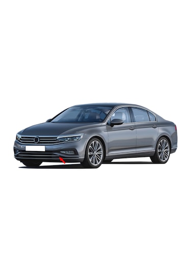 Nova Krom Vw Passat B8.5 Krom Ön Tampon Alt Çıtası 3 Parça 2019 Ve Üzeri