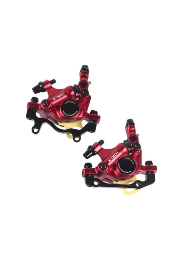 Hidrolik Fren Seti: Ön-arka Disk Kaliperler, Katlanır Modeller Kırmızı Kırmızı