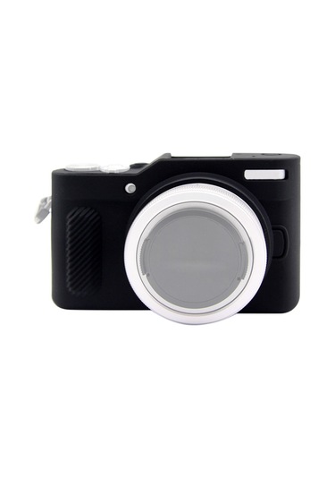Panasonic Lumix Gf10 İçin Puluz Yumuşak Silikon Koruyucu Kılıf Siyah Diğer