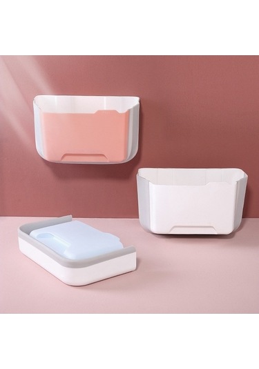 Createtech Katlanabilir Organizatörlü Mavi Çöp Kovası Ev Ve Araba İçin