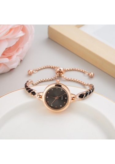 Yingfu Mavi Kadınlar Bilezik Saatler Ayarlanabilir Bilezikler Kuvars Kol Saatleri Moda Hediye Çok Renkli