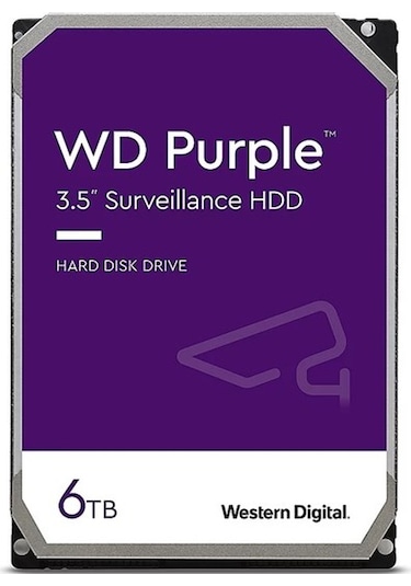 WD Purple WD62PURZ 3.5" 6 TB 5400 RPM SATA 3 HDD