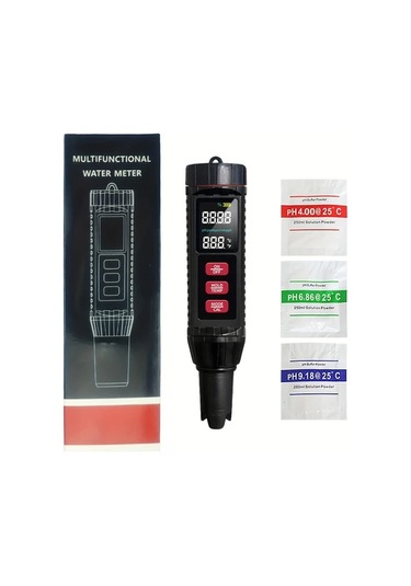 Xuweiwei Black Cloud Prime 7'li 1 Arada Su Kalitesi Test Kalemi Tds Ec Ph Orp Sıcaklık Akvaryum Havuz İçme Suyu