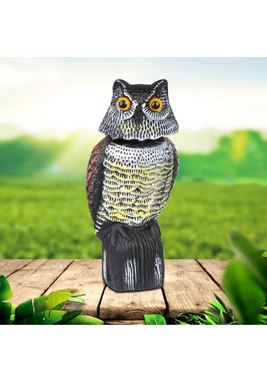 Suntek Magideal Bahçe Dekorasyon Gerçekçi Doğal Baykuş