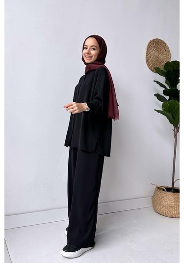 Kahijab Pearly Takım - Siyah