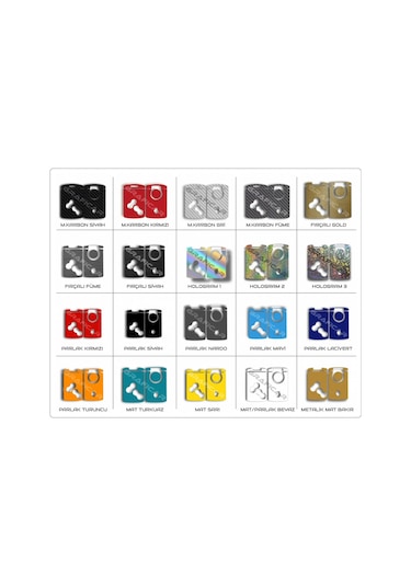 Renault Clıo4 - Megane 3 - Fluence Kart Anahtar Stıcker Kaplama (471269507)