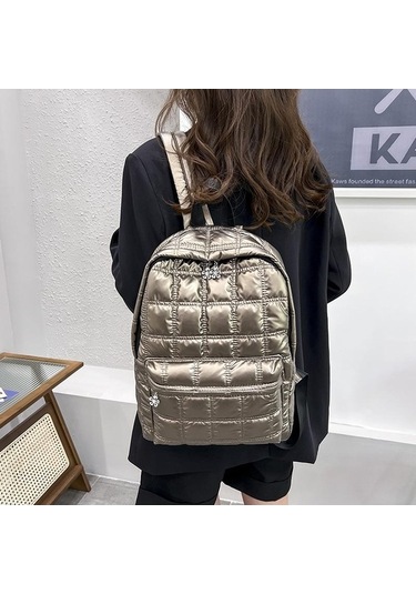 Ganzhoushop Turizmi Trendi Sırt Sırt Red Pamuklu Moda Kapasiteli Kadın İşlemeli Hava Giyim Eğlence Çantası Çantası Büyük Açık Je Kırmızı