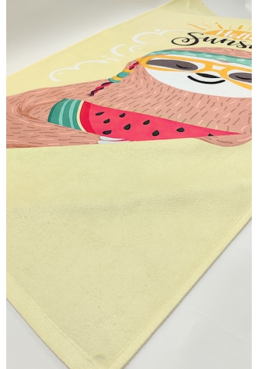 Hello Sunshine Dijital Baskılı 70x140 Cm Çocuk Plaj Havlusu
