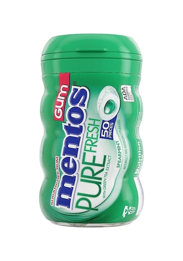 Mentos Pure Fresh Yeşil Naneli Sakız 4 Adetli * 60 G.