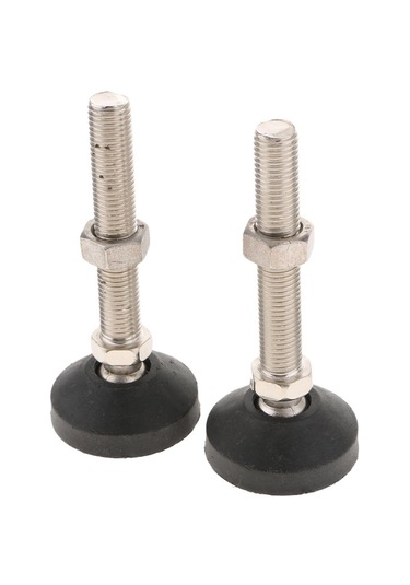 Homyl 2 Adet Karbon Çelik Ayarlanabilir Mobilya Dengeleyici 60-m16x100mm Tarif Edildiği Gibi