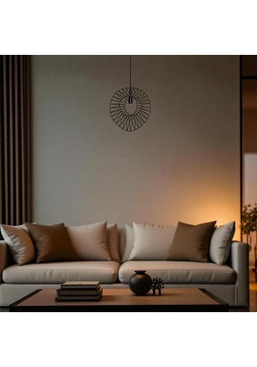 Nelor Kafes Siyah Sarkıt Avize Siyah