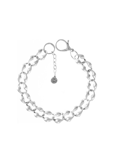 Labalaba Kadın Antik Gümüş Kaplama 2' Li Burgulu Ay Uçlu Kolye& Choker Gümüş