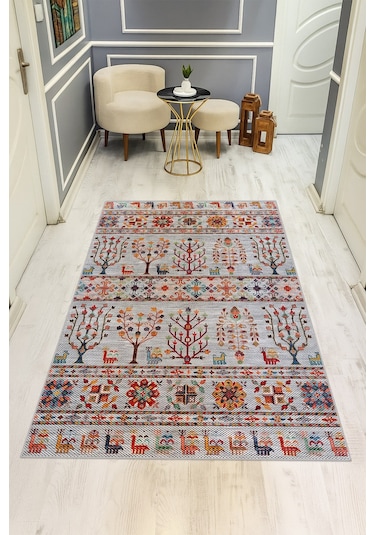 Modern Sisal Serisi Dijital Baskı Sisal Dokuma Halı Slh045 Renkli