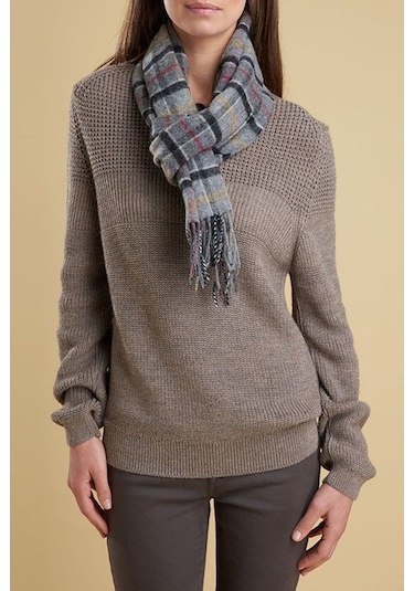 Barbour Unisex Tartan Yün Atkı (%100 Lambswool) Tn71 Modern Tarta 1-Tn71 Modern Tartan