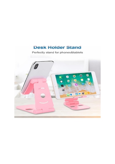 Gümüş Vaorlo Çok Açılı Ayarlanabilir Taşınabilir Telefon Tembel Montaj Evrensel Katlanabilir Tablet Telefon Standı Samsung Uyumlu İpad İçin