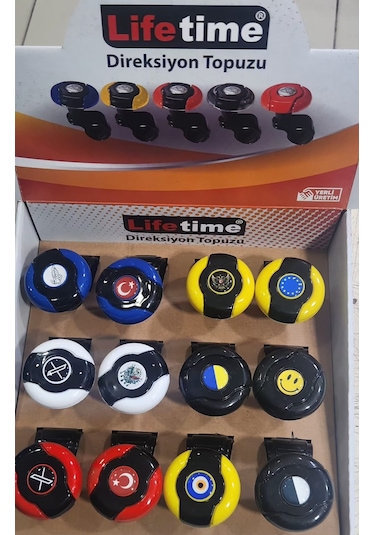 Direksiyon Topuzu Kırmızı Siyah X Model Siyah