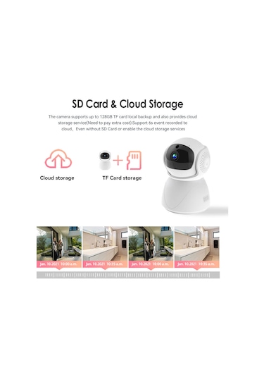 Maiyame 1080p Wifi Ip Güvenlik Kamerası Kablosuz Cctv Sistemi Ev İç Mekan Bebek Evcil Hayvan Monit