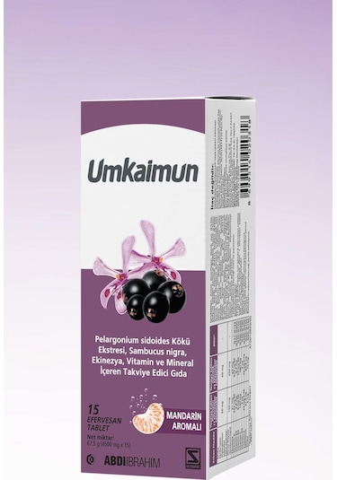 Umkaimun Abdı Ibrahım Umkaımun 15 Efervesan Tablet
