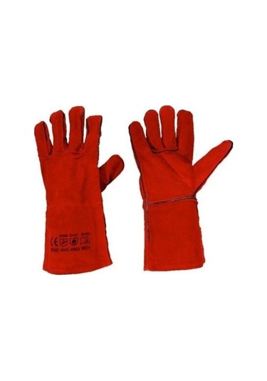 Junıor Kırmızı Kaynakçı Eldiveni