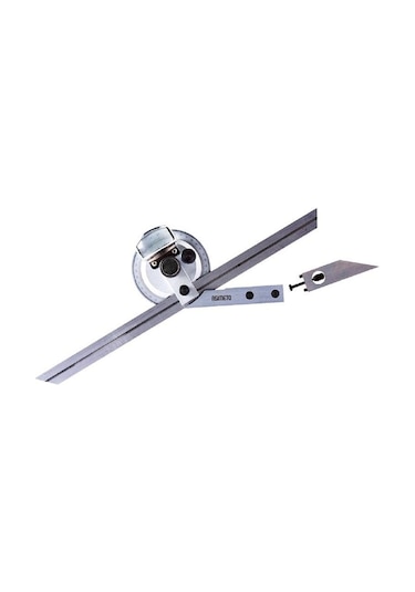 Asimeto As-490067 Üniversal Açı Ölçer Çubuk Büyüteçli 200 Mm
