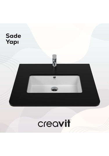 Creavit Tezgah Altı Lavabo 30 50cm Beyaz Tp730-00cb00e-0000