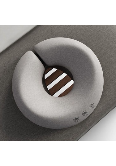 Anjiexun Yumuşak Masaj Yastığı Yüz Rahatlatıcı Hafıza Gri Gri