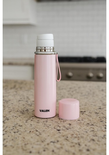 Çift Duvarlı Vakumlu Termos 500ml / Pembe