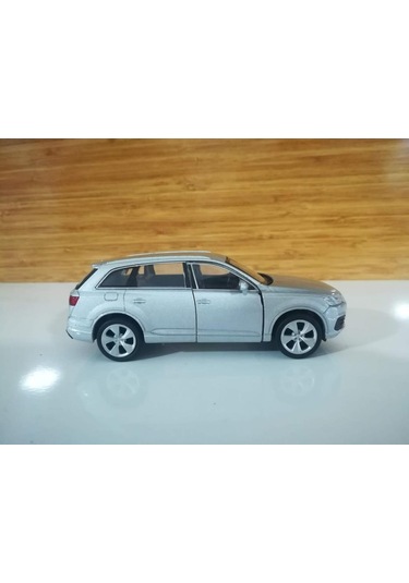 Welly Audı Q7 1/36 Ölçek Gri Çek Bırak Metal Model Araba
