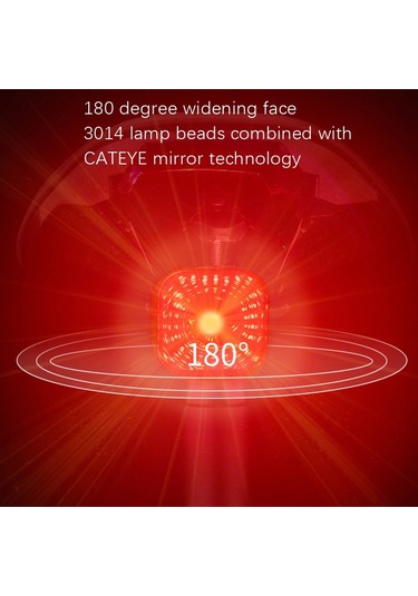 Meroca Xc02 Akıllı Işığa Duyarlı Fren İndüksiyon Arka Lambası Yastık Montajı Siyah Yastık Montajı
